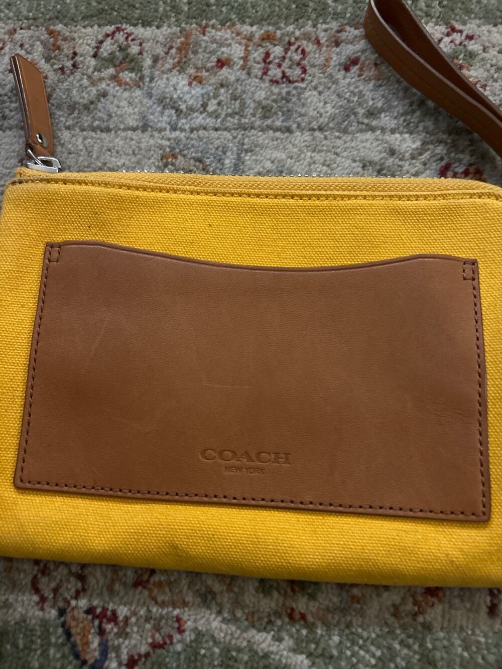 Vintage Coach Zip Around Wallet from the 80s or 90s